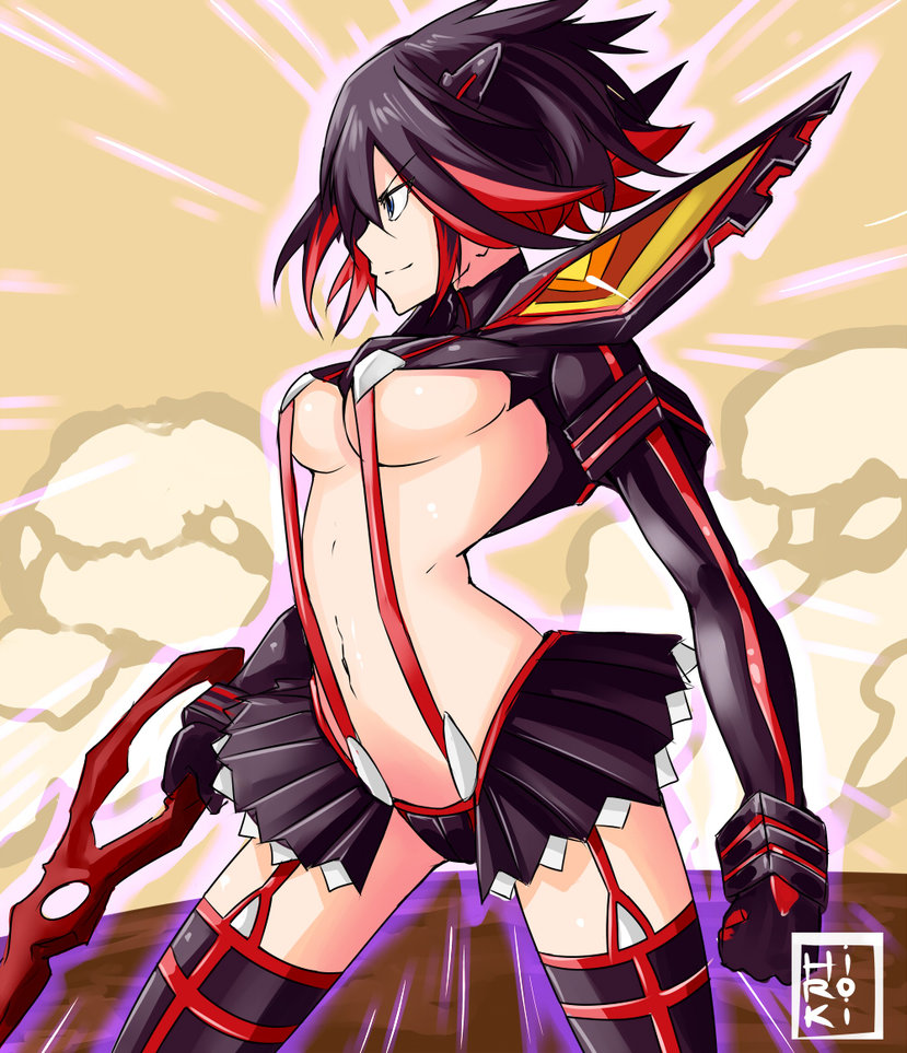 Does half naked anime girl know Half naked anime girl something is